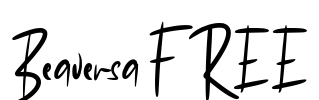 Beaversa FREE Font Image