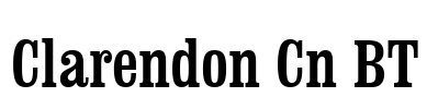 Clarendon Cn BT Font Image