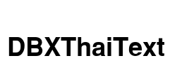 DBX ThaiText