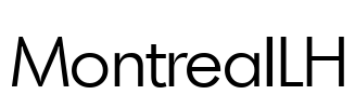 MontrealLH Font Image
