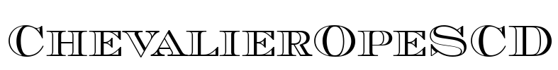 ChevalierOpeSCD Font Image