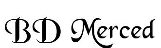 BD Merced Font Image