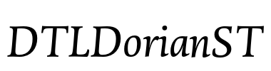 DTLDorianST Font Image