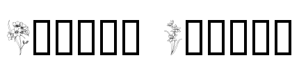 Floral Design Font Image