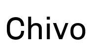 Chivo Font Image