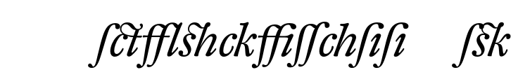 DTLFleischmannT Alt Font Image
