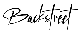 Backstreet Font Image