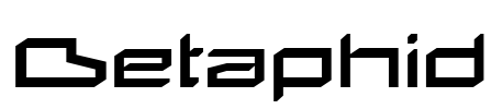 Betaphid Font Image