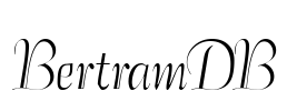 BertramDB Font Image