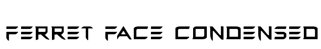 Ferret Face Condensed Font Image
