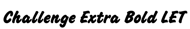 Challenge Extra Bold LET