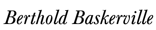Berthold Baskerville