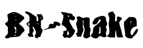 BN-Snake Font Image