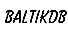 BaltikDB Font Image