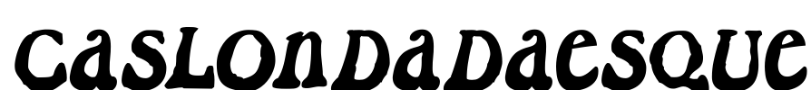 CaslonDadaesque Font Image