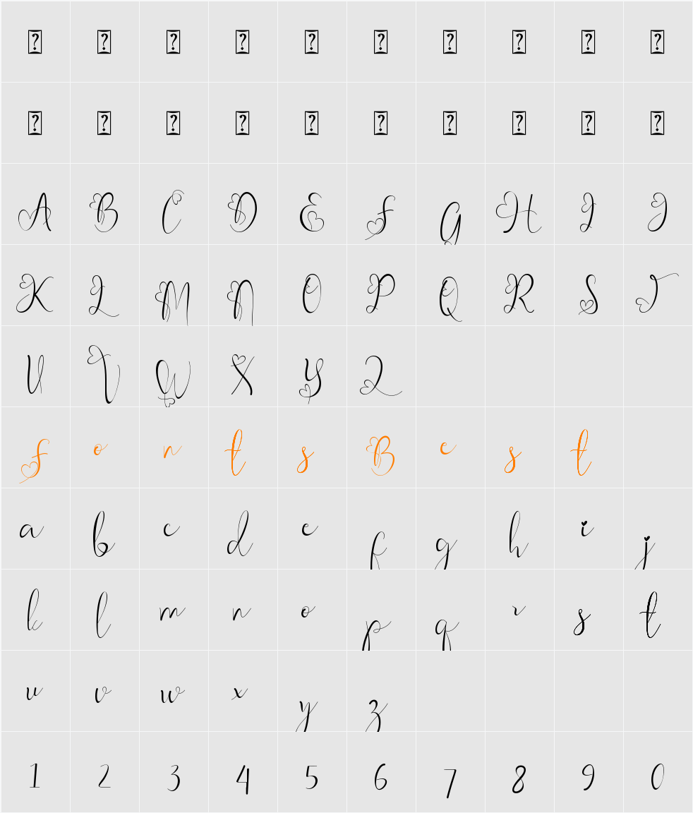 Adellia Character Map