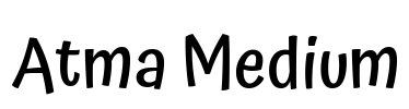 Atma Medium Font Image