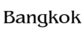 Bangkok Font Image