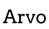 Arvo Font Image