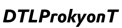 DTLProkyonT Font Image