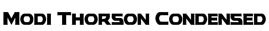 Modi Thorson Condensed