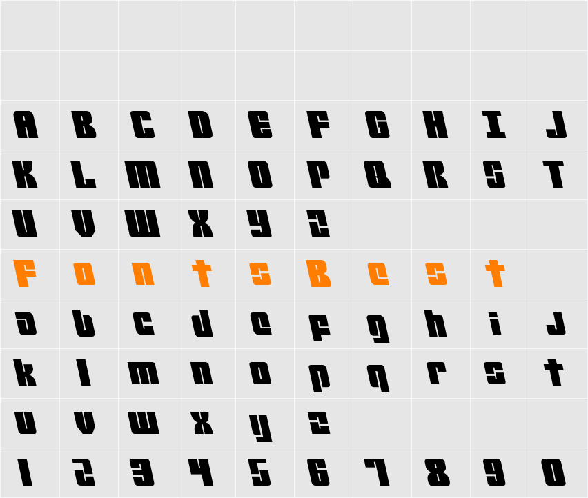 Mobile Infantry Leftalic Character Map