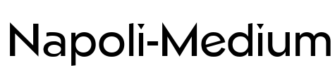 Napoli-Medium Font Image