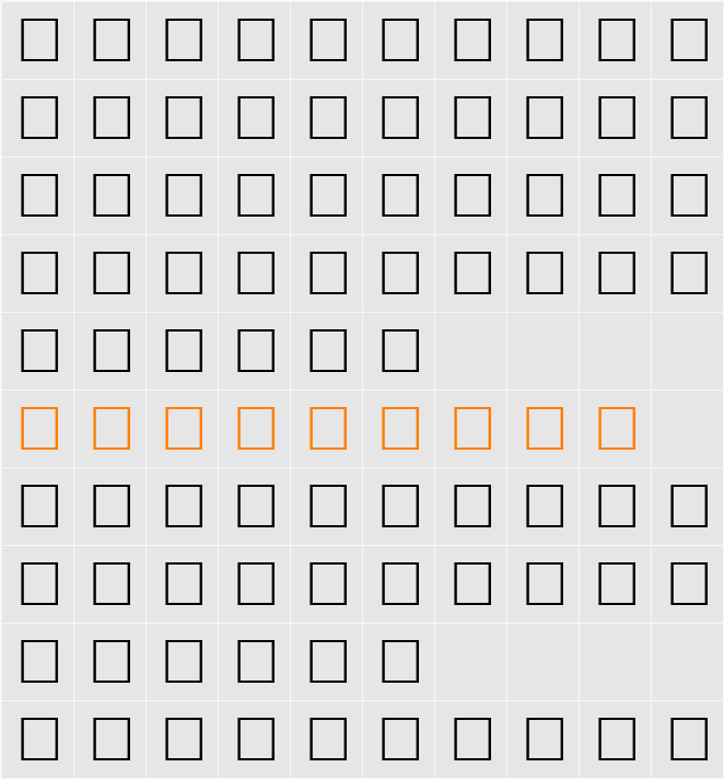 COURTNEY Character Map
