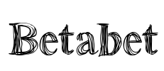 Betabet Font Image