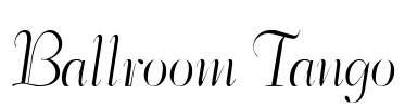 Ballroom Tango Font Image