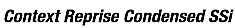 Context Reprise Condensed SSi Font Image