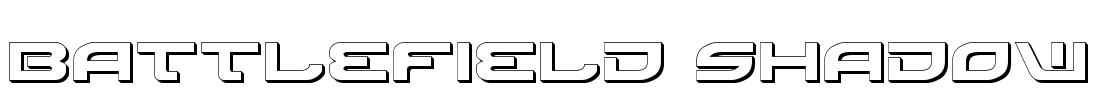 Battlefield Shadow Font Image