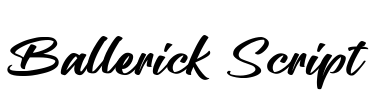 Ballerick Script