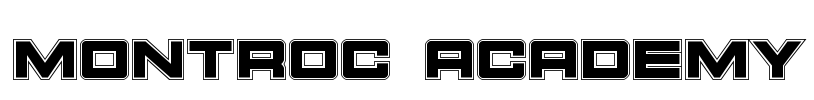 Montroc Academy Font Image