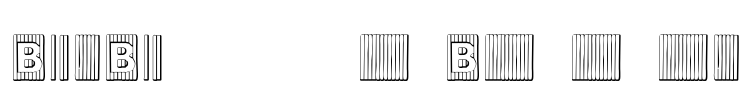 BadBaltimore Beveled Font Image
