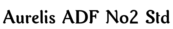 Aurelis ADF No2 Std Font Image