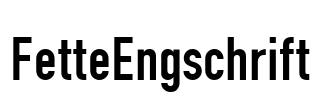 FetteEngschrift Font Image