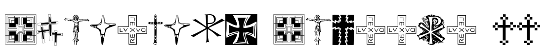 Christian Crosses II Font Image