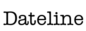 Dateline Font Image
