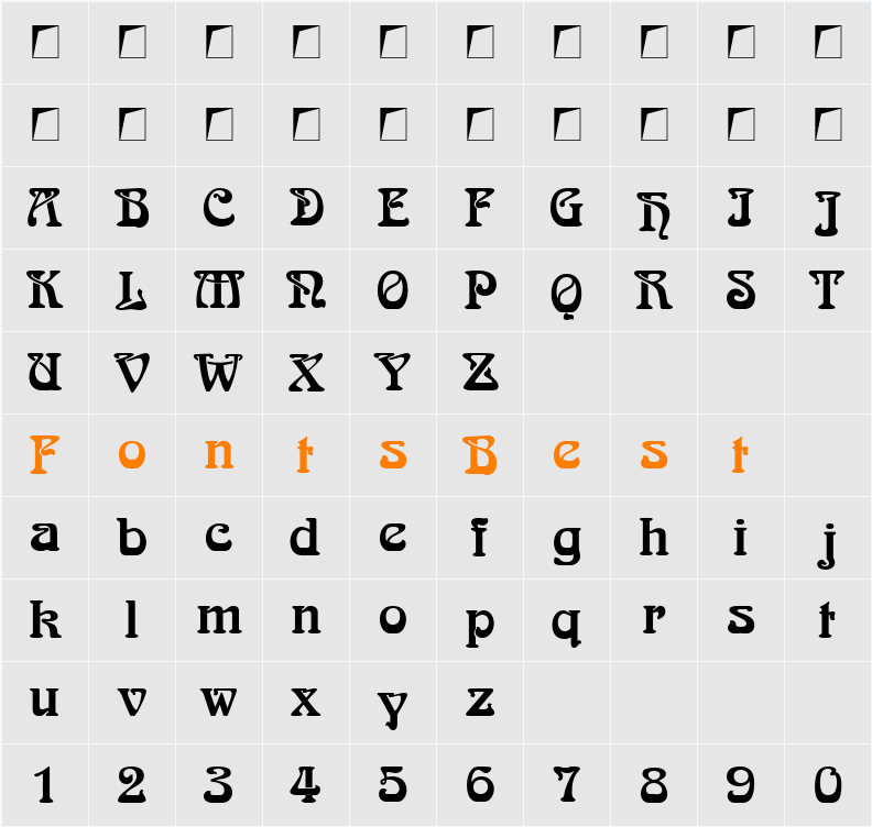 Boecklins Universe Character Map