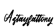 Astayfattony Font Image