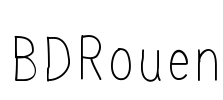 BDRouen Font Image