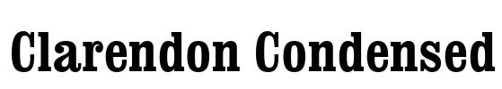 Clarendon Condensed
