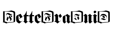 FetteFraIniD Font Image