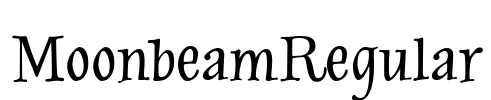 MoonbeamRegular Font Image
