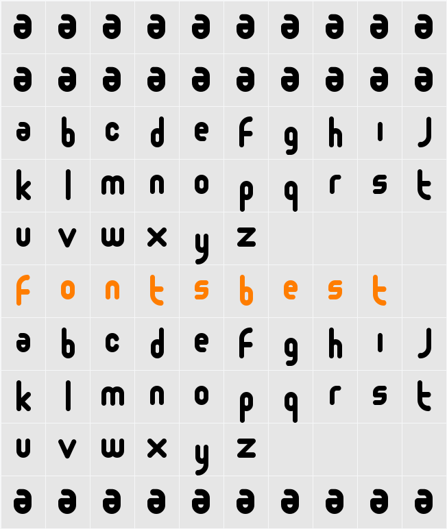 Moloko Character Map