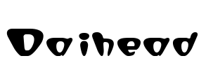 Daihead Font Image