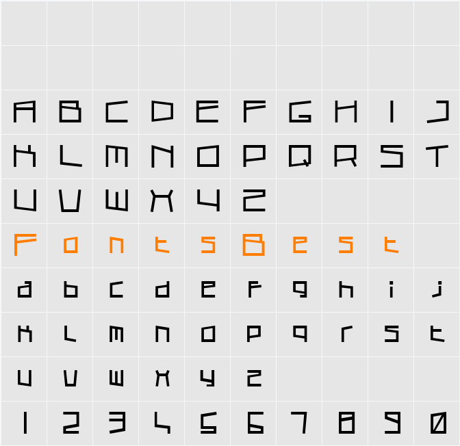 Cubic Sub Character Map