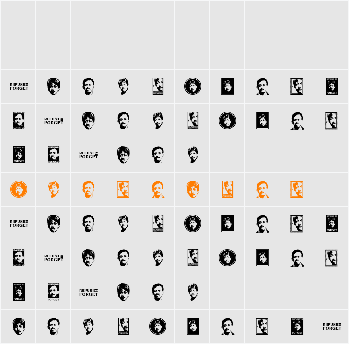 Munir Character Map