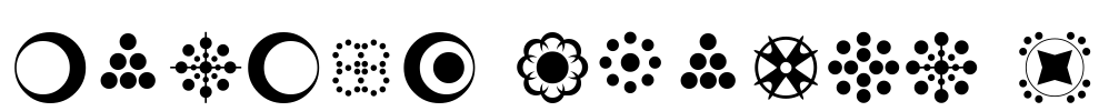 Circle Things 2 Font Image
